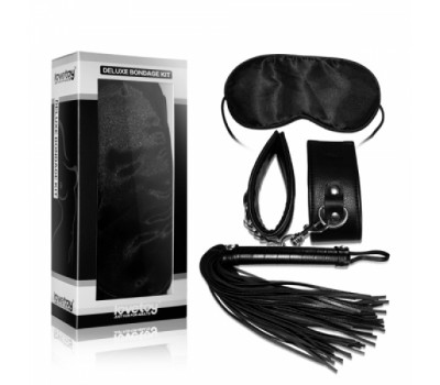 Набор Deluxe Bondage Kit (наручники, плеть, маска) Набор Deluxe Bondage Kit (наручники, плеть, маска)