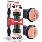 Мастурбатор двойной Traning Master Вагина и Анус 23 см, Ø 6 см