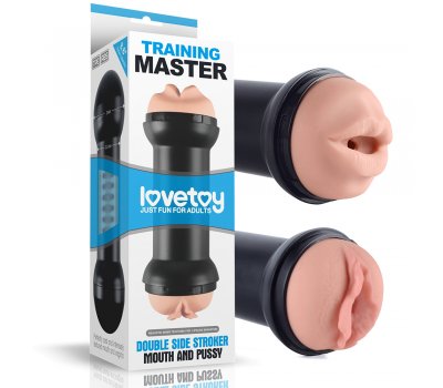 Мастурбатор двойной Traning Master Вагина и Ротик 22 см, Ø 6 см Мастурбатор двойной Traning Master Вагина и Ротик 22 см, Ø 6 см