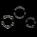 Набор колец прозрачных Power Plus Triple Beaded Ring Set Ø 3, 3.2, 3.5 Набор колец прозрачных Power Plus Triple Beaded Ring Set Ø 3, 3.2, 3.5