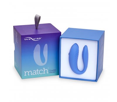 We-Vibe Match Вибромассажер голубой для пар с дистанционным пультом We-Vibe Match Вибромассажер голубой для пар с дистанционным пультом