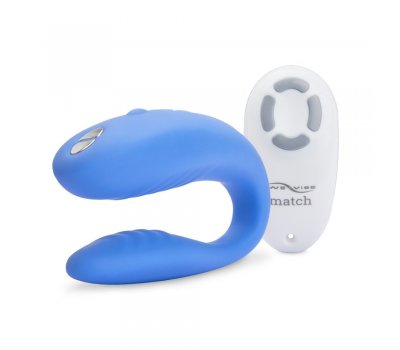 We-Vibe Match Вибромассажер голубой для пар с дистанционным пультом We-Vibe Match Вибромассажер голубой для пар с дистанционным пультом