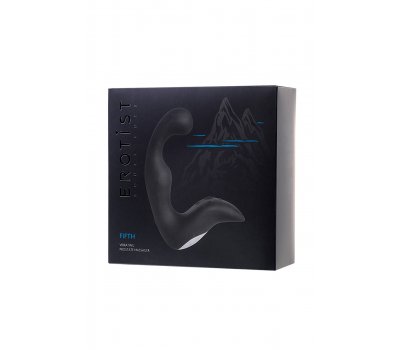 Перезаряжаемый стимулятор простаты Erotist Fifth черного цвета Перезаряжаемый стимулятор простаты Erotist Fifth черного цвета