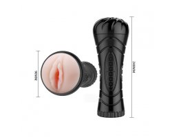Мастурбатор вагина в колбе с вибрацией «Vibrating Male Masturbator»-foto3