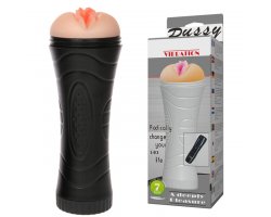Мастурбатор вагина в колбе с вибрацией «Vibrating Male Masturbator»-foto4