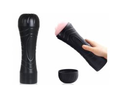 Мастурбатор вагина в колбе с вибрацией «Vibrating Male Masturbator»-foto5