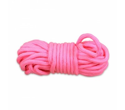 Розовая веревка для бондажа Fetish Bondage Rope 10 м Розовая веревка для бондажа Fetish Bondage Rope 10 м