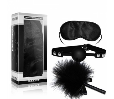 Набор Deluxe Bondage Kit (маска,кляп,тиклер)