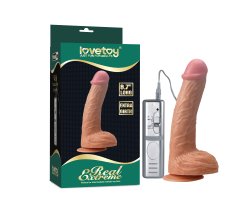 Реалистичный вибратор на присоске с розовой головкой Real Extreme Extra Girth 22 см, Ø 4,8 см Реалистичный вибратор на присоске с розовой головкой Real Extreme Extra Girth 22 см, Ø 4,8 см
