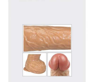 Реалистичный вибратор на присоске с розовой головкой Real Extreme Extra Girth 22 см, Ø 4,8 см Реалистичный вибратор на присоске с розовой головкой Real Extreme Extra Girth 22 см, Ø 4,8 см