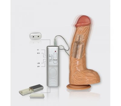 Реалистичный вибратор на присоске с розовой головкой Real Extreme Extra Girth 22 см, Ø 4,8 см Реалистичный вибратор на присоске с розовой головкой Real Extreme Extra Girth 22 см, Ø 4,8 см