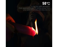 Фиолетовая восковая свеча в форме члена 156 грамм-foto2
