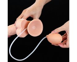 Фаллос с мошонкой Soft Ejaculation Cock 8 in с имитацией семяизвержения, 20 см, Ø 4,6 см-foto7