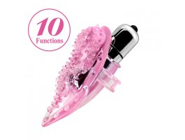 Розовый вибратор для клитора Finger Vibrator-foto2
