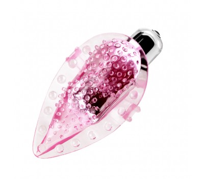 Розовый вибратор для клитора Finger Vibrator