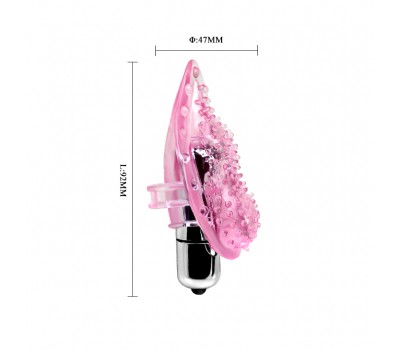 Розовый вибратор для клитора Finger Vibrator
