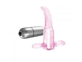 Вибро-насадка на палец Vibro Finger, розовая-foto7