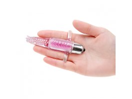 Вибро-насадка на палец Vibro Finger, розовая-foto6