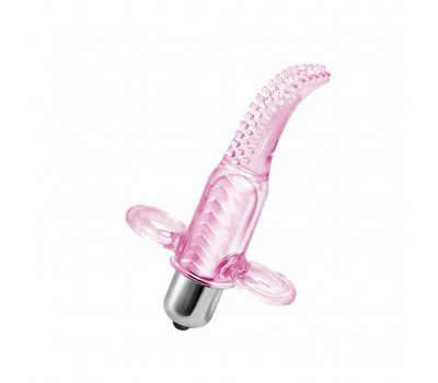 Вибро-насадка на палец Vibro Finger, розовая