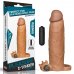 Удлиняющая насадка с вибрацией Super-Realistic Penis плюс 7,5 см к длине, 20 см, Ø 4,5 см, мулат Удлиняющая насадка с вибрацией Super-Realistic Penis плюс 7,5 см к длине, 20 см, Ø 4,5 см, мулат