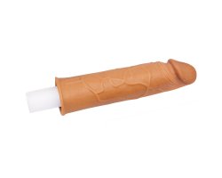 Насадка на пенис мулат Super-Realistic Penis Extension Sleeve, 16,5 см, Ø 3 см-foto4