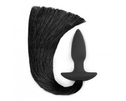 Анальная пробка с хвостиком пони Pony Tail Ø 2 - 4 см-foto3