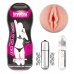 Мастурбатор вагина в колбе Sex in a can с вибрацией