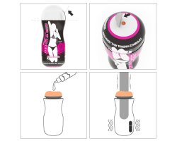 Мастурбатор вагина в колбе Sex in a can с вибрацией-foto4