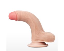 Большой реалистичный фаллос на присоске Skinlike Soft Cock 17,5 см, Ø 3,7 см-foto4
