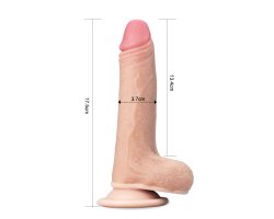Большой реалистичный фаллос на присоске Skinlike Soft Cock 17,5 см, Ø 3,7 см-foto7