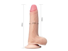 Большой реалистичный фаллос на присоске Skinlike Soft Cock 17,5 см, Ø 3,7 см-foto7