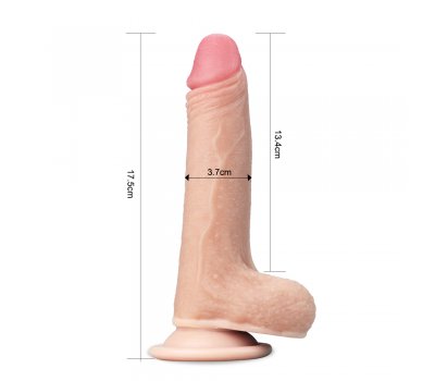 Большой реалистичный фаллос на присоске Skinlike Soft Cock 17,5 см, Ø 3,7 см Большой реалистичный фаллос на присоске Skinlike Soft Cock 17,5 см, Ø 3,7 см