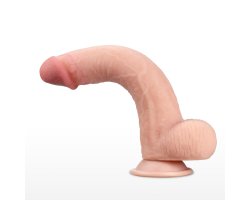 Большой реалистичный фаллос на присоске Skinlike Soft Cock 23,1 см, Ø 4 см-foto6