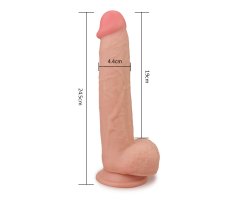 Большой реалистичный фаллос на присоске Skinlike Soft Cock 24 см, Ø 4,5 см-foto3