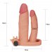 Удлиняющая вибронасадка для двойного проникновения Pleasure X Tender Vibrating Double, 18 см и 14 см Удлиняющая вибронасадка для двойного проникновения Pleasure X Tender Vibrating Double, 18 см и 14 см