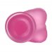 Розовый фаллос Jelly Studs Crystal Dildo Medium 17 см, Ø 3,5 см