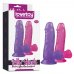 Фиолетовый фаллос Jelly Studs Crystal Dildo Small 15,5 см, Ø 3,5 см Фиолетовый фаллос Jelly Studs Crystal Dildo Small 15,5 см, Ø 3,5 см