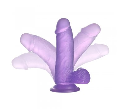 Фиолетовый фаллос Jelly Studs Crystal Dildo Small 15,5 см, Ø 3,5 см Фиолетовый фаллос Jelly Studs Crystal Dildo Small 15,5 см, Ø 3,5 см