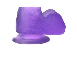 Фиолетовый фаллос Jelly Studs Crystal Dildo Small 15,5 см, Ø 3,5 см-foto8