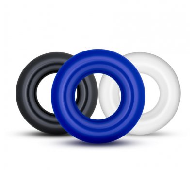 Набор из трех цветных колец Power Plus Triple Beaded Ring Set Ø 1,7 см Набор из трех цветных колец Power Plus Triple Beaded Ring Set Ø 1,7 см