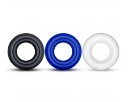 Набор из трех цветных колец Power Plus Triple Beaded Ring Set Ø 1,7 см-foto2