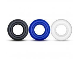 Набор из трех цветных колец Power Plus Triple Beaded Ring Set Ø 1,7 см-foto2