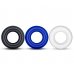 Набор из трех цветных колец Power Plus Triple Beaded Ring Set Ø 1,7 см Набор из трех цветных колец Power Plus Triple Beaded Ring Set Ø 1,7 см