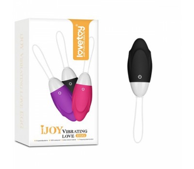 Черное виброяйцо IJOY Vibrating Love Egg 8,1 см, Ø 3,4 см Черное виброяйцо IJOY Vibrating Love Egg 8,1 см, Ø 3,4 см