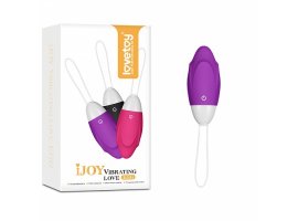Пурпурное виброяйцо IJOY Vibrating Love Egg 8,1 см, Ø 3,4 см