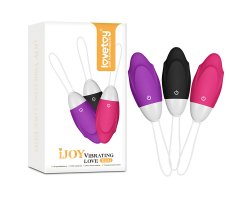 Пурпурное виброяйцо IJOY Vibrating Love Egg 8,1 см, Ø 3,4 см-foto2