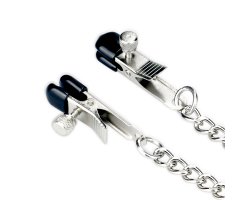 Черный кляп с зажимами для сосков Breathable Ball Gag-foto4