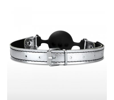 Черный кляп с зажимами для сосков Breathable Ball Gag Черный кляп с зажимами для сосков Breathable Ball Gag