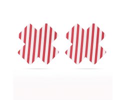 Набор дерзких пэстисов для груди Cross and Heart Nipple Pasties-foto2