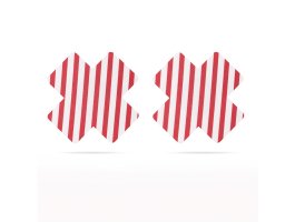 Набор дерзких пэстисов для груди Cross and Heart Nipple Pasties-foto2